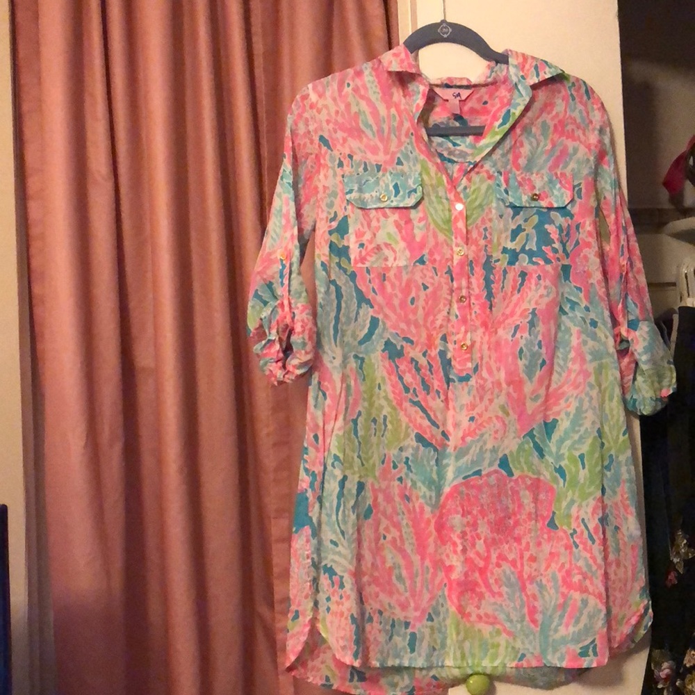 Lilly Pulitzer Captiva Tunic in Let’s Cha Cha